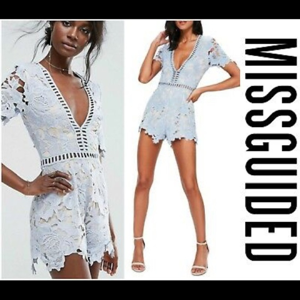 Misguided Lace Romper - image 2